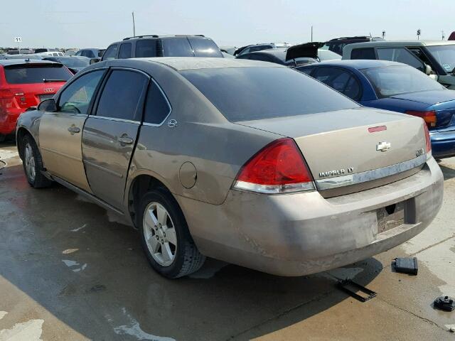 2G1WT58NX79334754 - 2007 CHEVROLET IMPALA LT GOLD photo 3