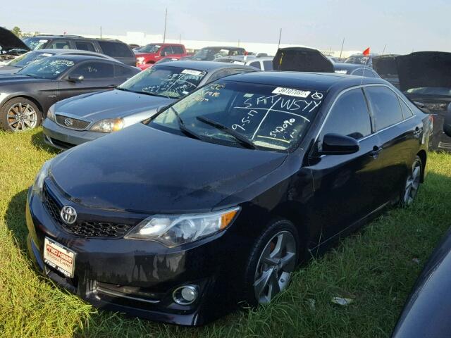 4T1BK1FKXEU542090 - 2014 TOYOTA CAMRY BLACK photo 2