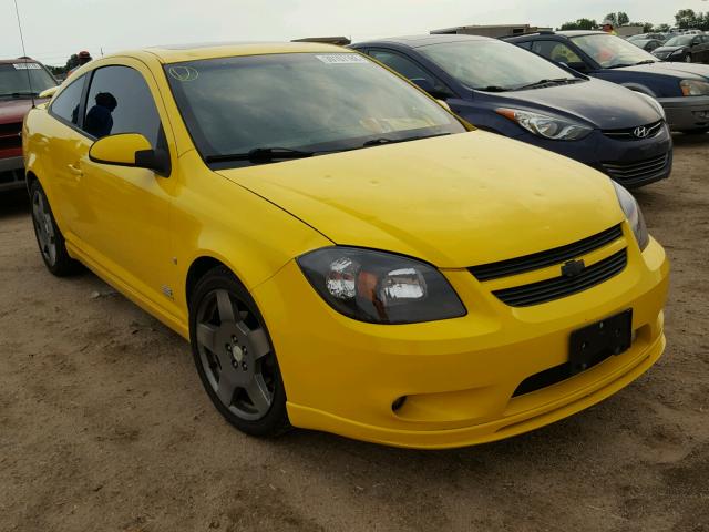 1G1AP15P377175042 - 2007 CHEVROLET COBALT SS YELLOW photo 1