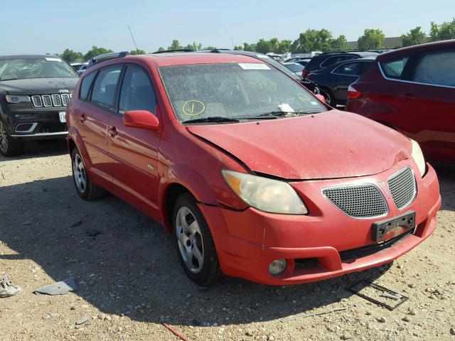 5Y2SL63865Z448444 - 2005 PONTIAC VIBE RED photo 1