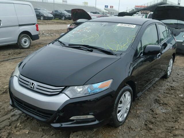 JHMZE2H54AS034953 - 2010 HONDA INSIGHT LX BLACK photo 2