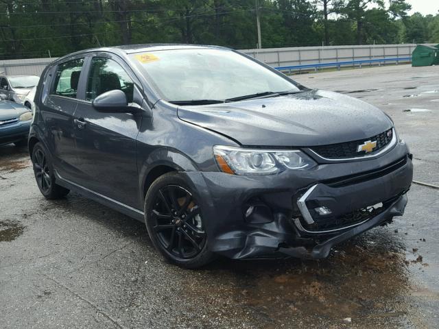 1G1JE6SB2H4145447 - 2017 CHEVROLET SONIC PREM GRAY photo 1