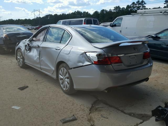 1HGCR3F85EA026369 - 2014 HONDA ACCORD EXL SILVER photo 3