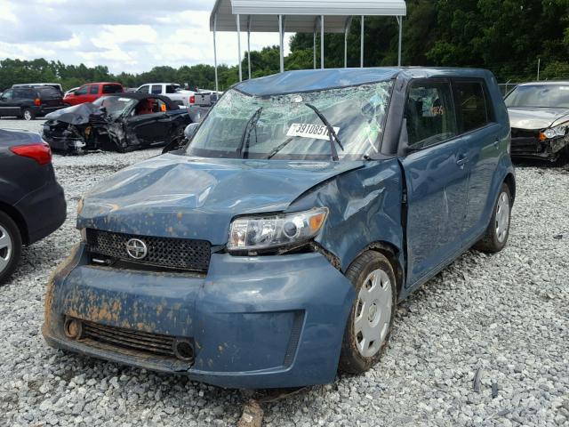 JTLKE50E281053151 - 2008 TOYOTA SCION XB Mavi foto 2
