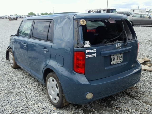 JTLKE50E281053151 - 2008 TOYOTA SCION XB Mavi foto 3