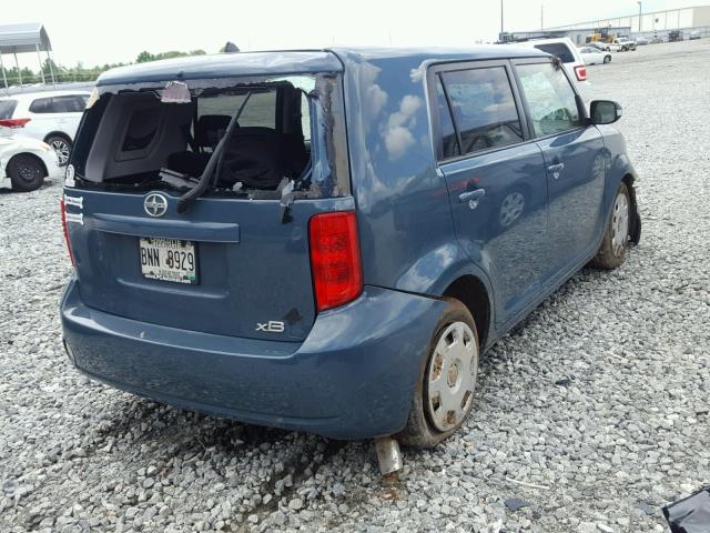JTLKE50E281053151 - 2008 TOYOTA SCION XB Mavi foto 4