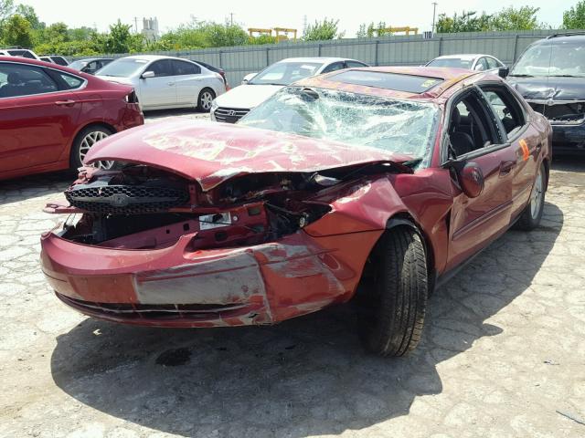 1FAFP55223A229474 - 2003 FORD TAURUS SES MAROON photo 2