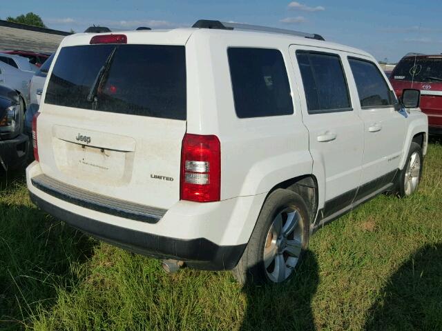 1C4NJPCB3CD565560 - 2012 JEEP PATRIOT WHITE photo 4