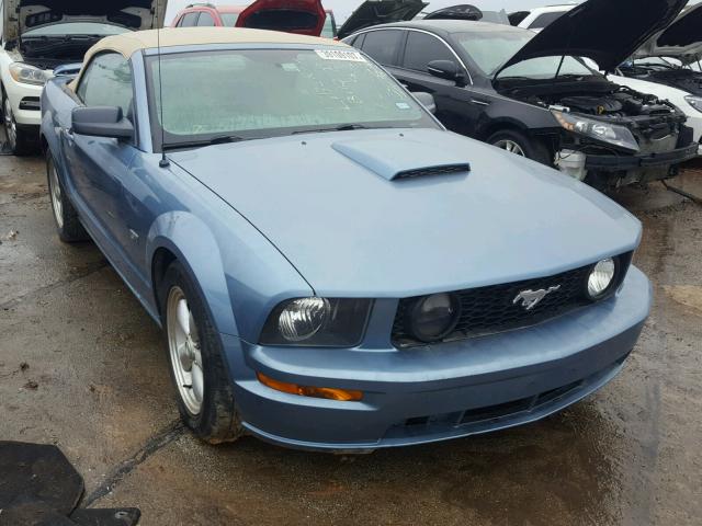 1ZVHT85H285144040 - 2008 FORD MUSTANG GT BLUE photo 1