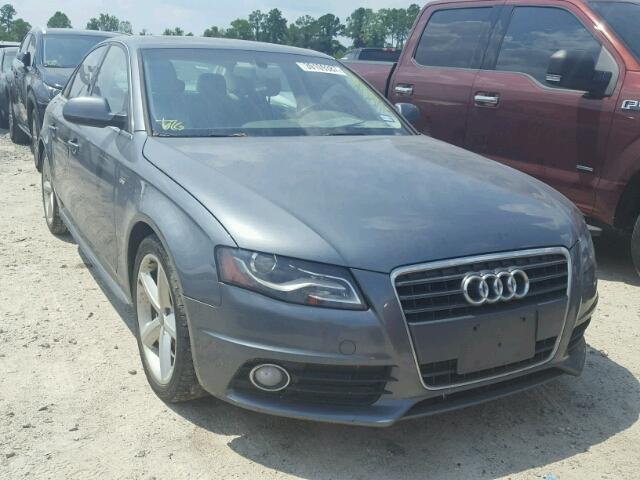 WAUEFAFL7CN011593 - 2012 AUDI A4 PREMIUM GRAY photo 1