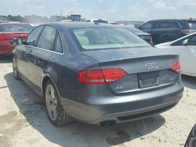 WAUEFAFL7CN011593 - 2012 AUDI A4 PREMIUM GRAY photo 3