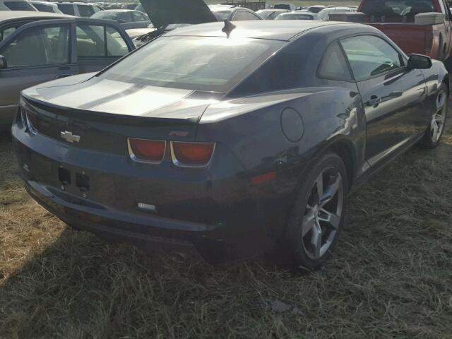 2G1FB1EV9A9211924 - 2010 CHEVROLET CAMARO LT BLACK photo 4