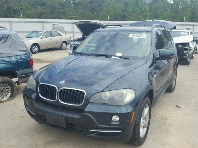 5UXFE43559L038330 - 2009 BMW X5 GREEN photo 2