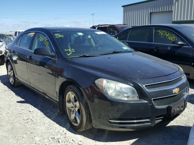 1G1ZH57B994178606 - 2009 CHEVROLET MALIBU 1LT BLACK photo 1