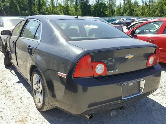 1G1ZH57B994178606 - 2009 CHEVROLET MALIBU 1LT BLACK photo 3