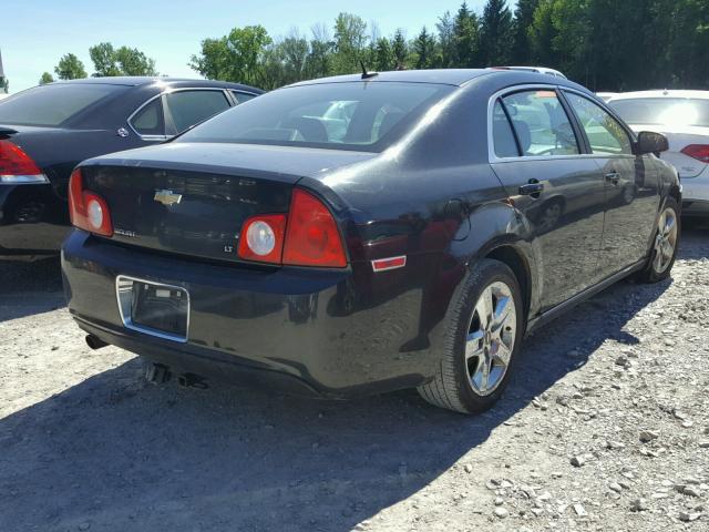 1G1ZH57B994178606 - 2009 CHEVROLET MALIBU 1LT BLACK photo 4