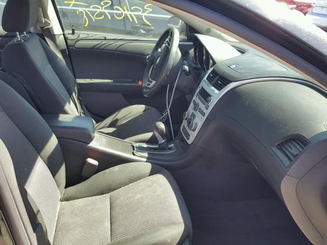 1G1ZH57B994178606 - 2009 CHEVROLET MALIBU 1LT BLACK photo 5