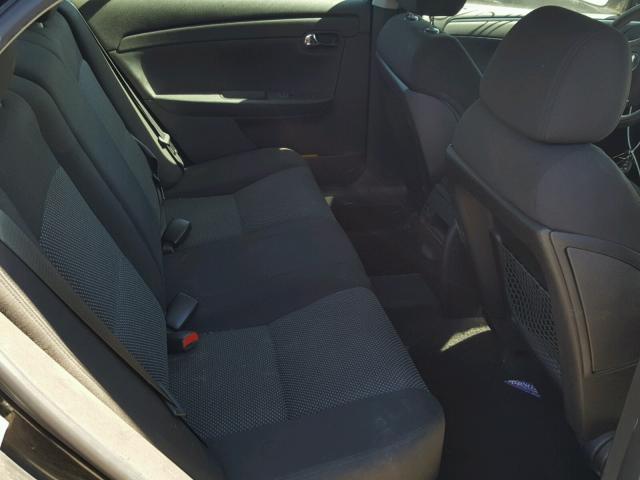 1G1ZH57B994178606 - 2009 CHEVROLET MALIBU 1LT BLACK photo 6