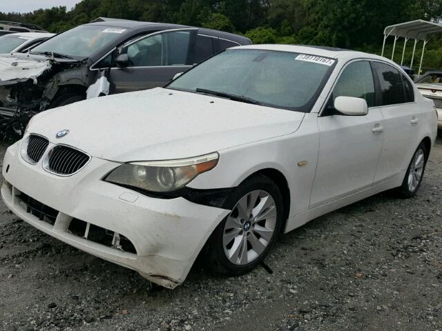 WBANB33544B111392 - 2004 BMW 545 I WHITE photo 2