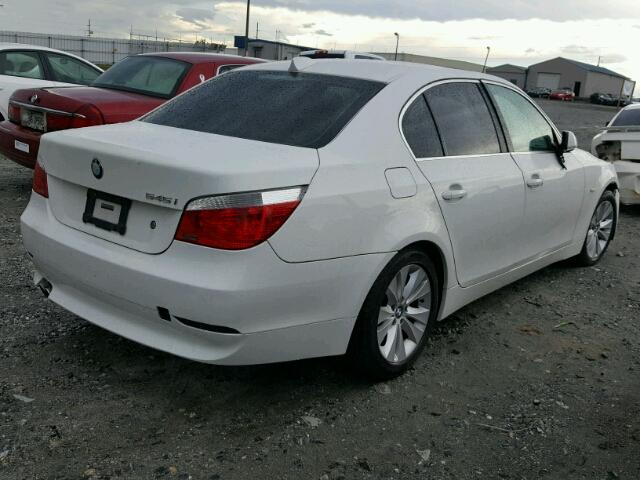 WBANB33544B111392 - 2004 BMW 545 I WHITE photo 4