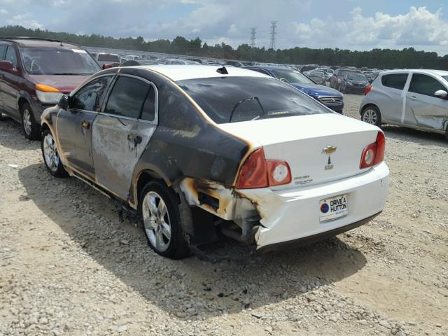 1G1ZB5E00CF206419 - 2012 CHEVROLET MALIBU LS თეთრი ფოტო 3