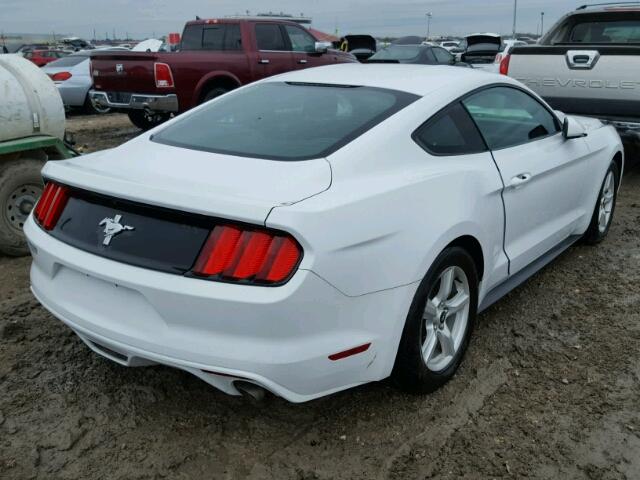 1FA6P8AM3H5209937 - 2017 FORD MUSTANG WHITE photo 4