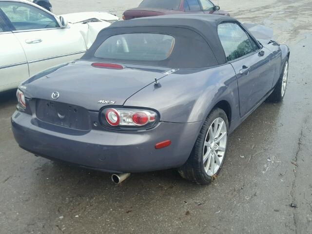 JM1NC25F160121585 - 2006 MAZDA MX-5 MIATA GRAY photo 4