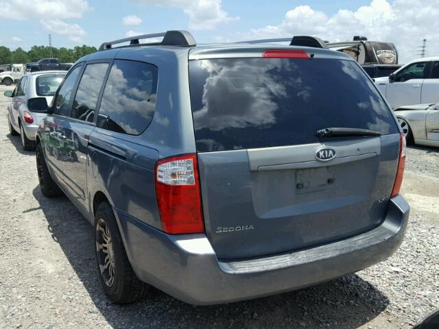 KNDMB233666081878 - 2006 KIA SEDONA EX BLUE photo 3