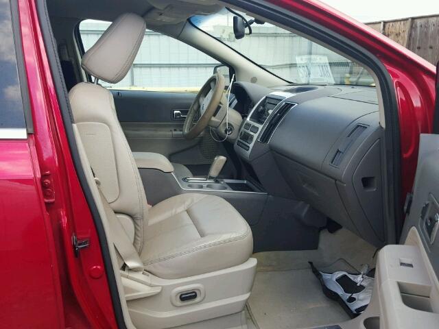 2FMDK3KC0ABA87155 - 2010 FORD EDGE Червоний фото 5