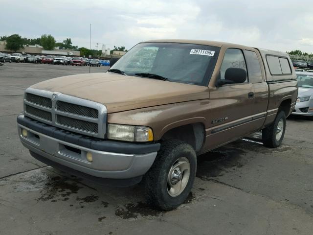 3B7HF13ZX1M272300 - 2001 DODGE RAM 1500 BROWN photo 2