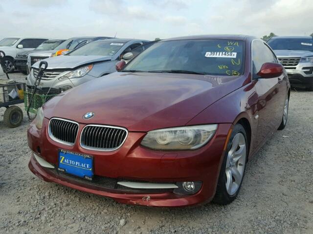 WBAKG7C50CE803156 - 2012 BMW 335 I RED photo 2