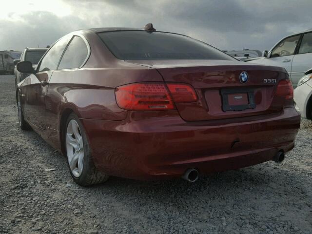 WBAKG7C50CE803156 - 2012 BMW 335 I RED photo 3