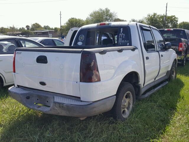 1FMZU67K14UA53323 - 2004 FORD EXPLORER S WHITE photo 4