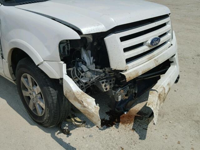 1FMJU1K55AEA48455 - 2010 FORD EXPEDITION WHITE photo 9