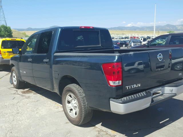 1N6AA07A96N506628 - 2006 NISSAN TITAN XE BLUE photo 3