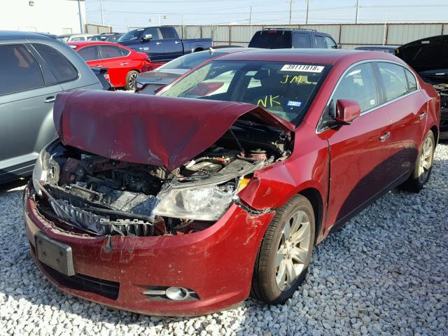 1G4GE5EV7AF290510 - 2010 BUICK LACROSSE C RED photo 2