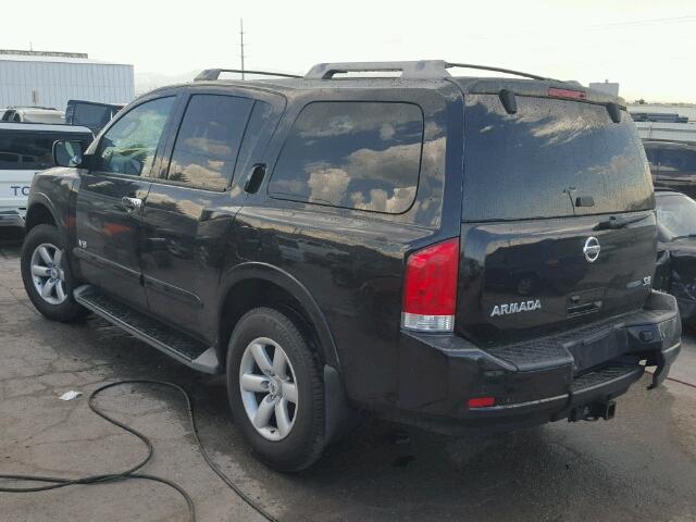 5N1BA08C59N606247 - 2009 NISSAN ARMADA SE BLACK photo 3