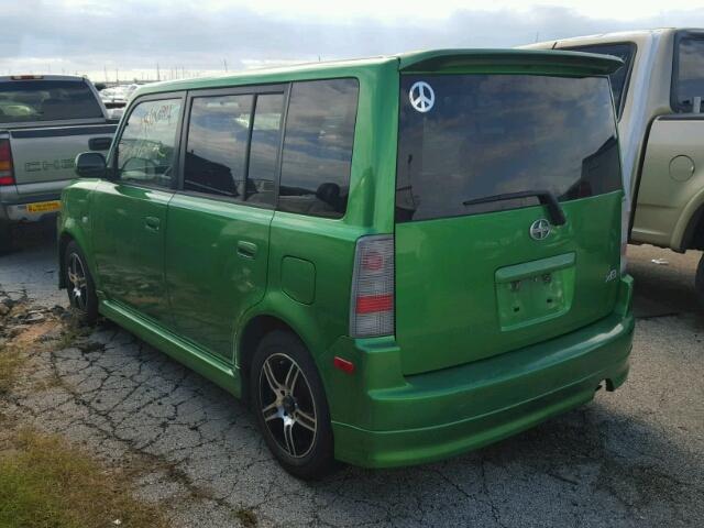 JTLKT324064073568 - 2006 SCION XB GREEN photo 3