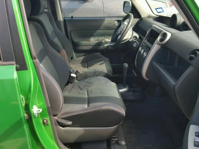 JTLKT324064073568 - 2006 SCION XB GREEN photo 5