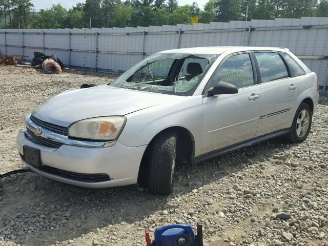 1G1ZT62855F116487 - 2005 CHEVROLET MALIBU MAX 银色 照片 2