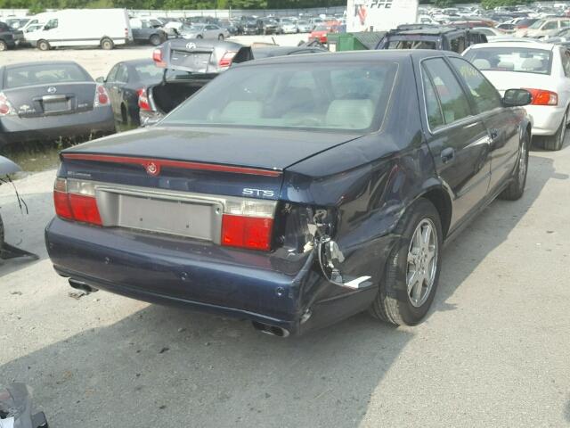 1G6KY54902U251056 - 2002 CADILLAC SEVILLE ST BLUE photo 4