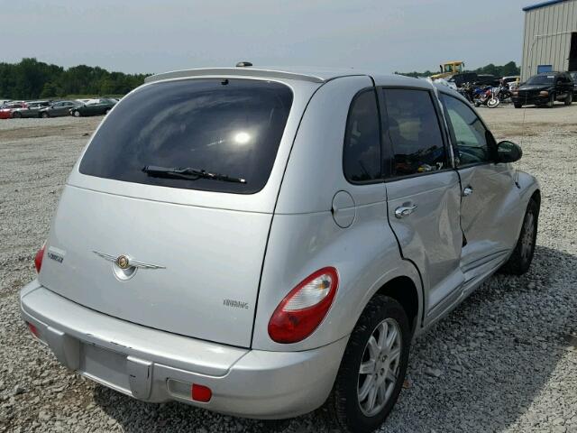 3A8FY58B68T187810 - 2008 CHRYSLER PT CRUISER SILVER photo 4