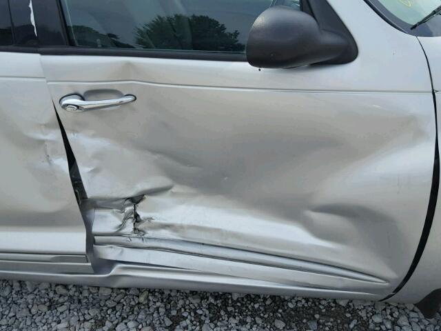 3A8FY58B68T187810 - 2008 CHRYSLER PT CRUISER SILVER photo 9