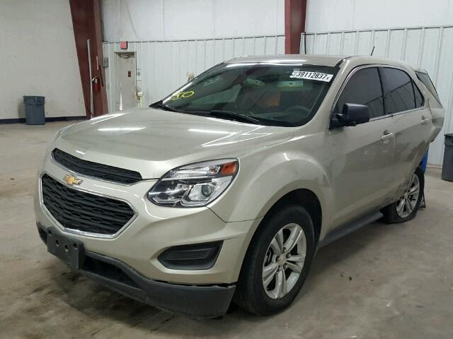 2GNALBEK3G1113741 - 2016 CHEVROLET EQUINOX LS GOLD photo 2