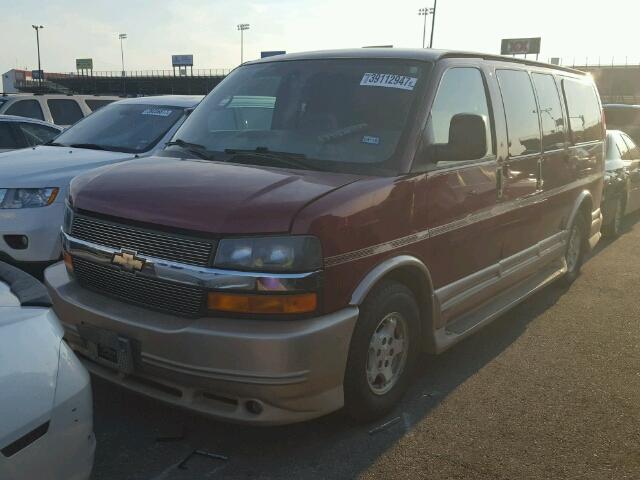 1GBFG15TX61252683 - 2006 CHEVROLET EXPRESS G1 RED photo 2