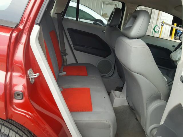 1B3HE78K17D385267 - 2007 DODGE CALIBER R/ RED photo 6