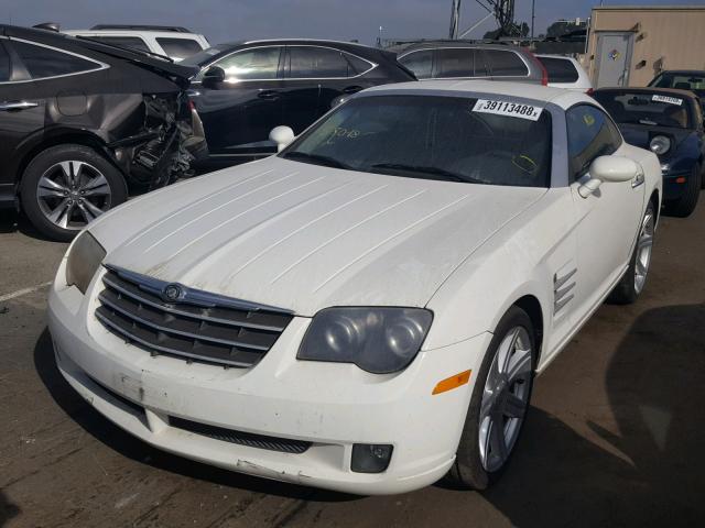 1C3AN69LX5X045617 - 2005 CHRYSLER CROSSFIRE WHITE photo 2