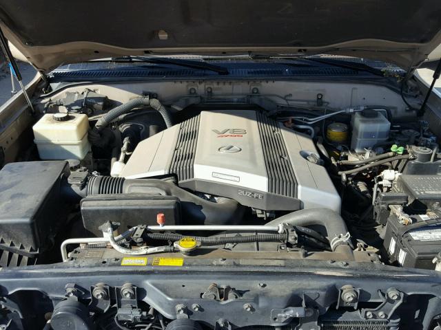 JT6HT00W5X0033379 - 1999 LEXUS LX 470 TAN photo 7