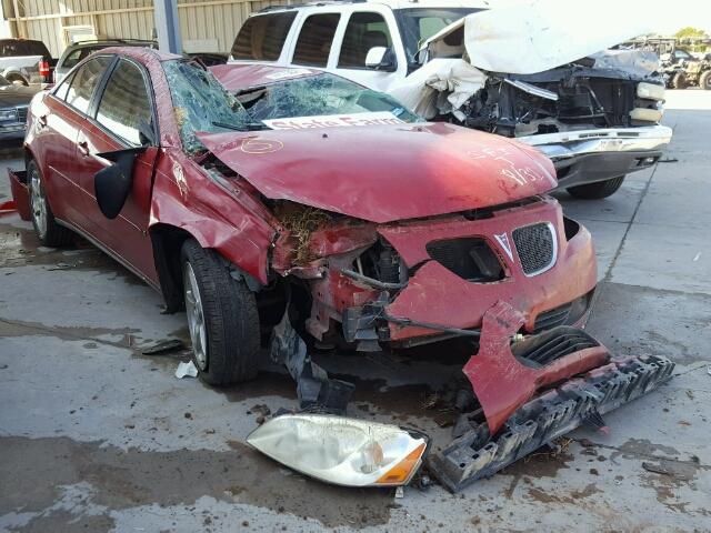 1G2ZG58N174222280 - 2007 PONTIAC G6 BASE RED photo 1