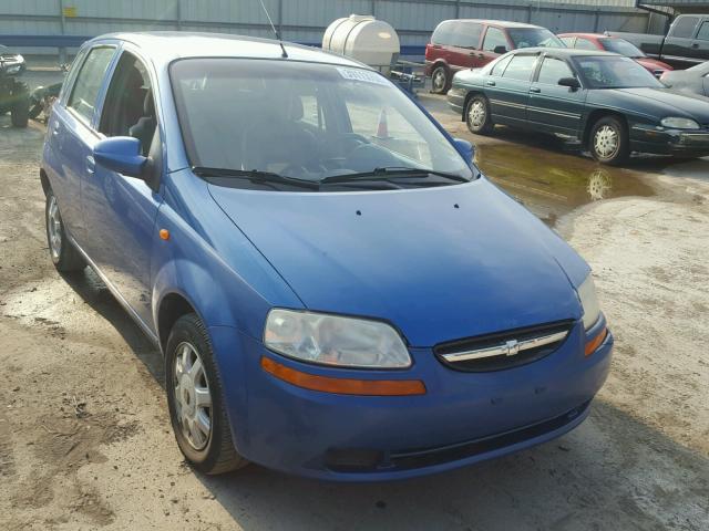 KL1TJ62604B146334 - 2004 CHEVROLET AVEO LS BLUE photo 1